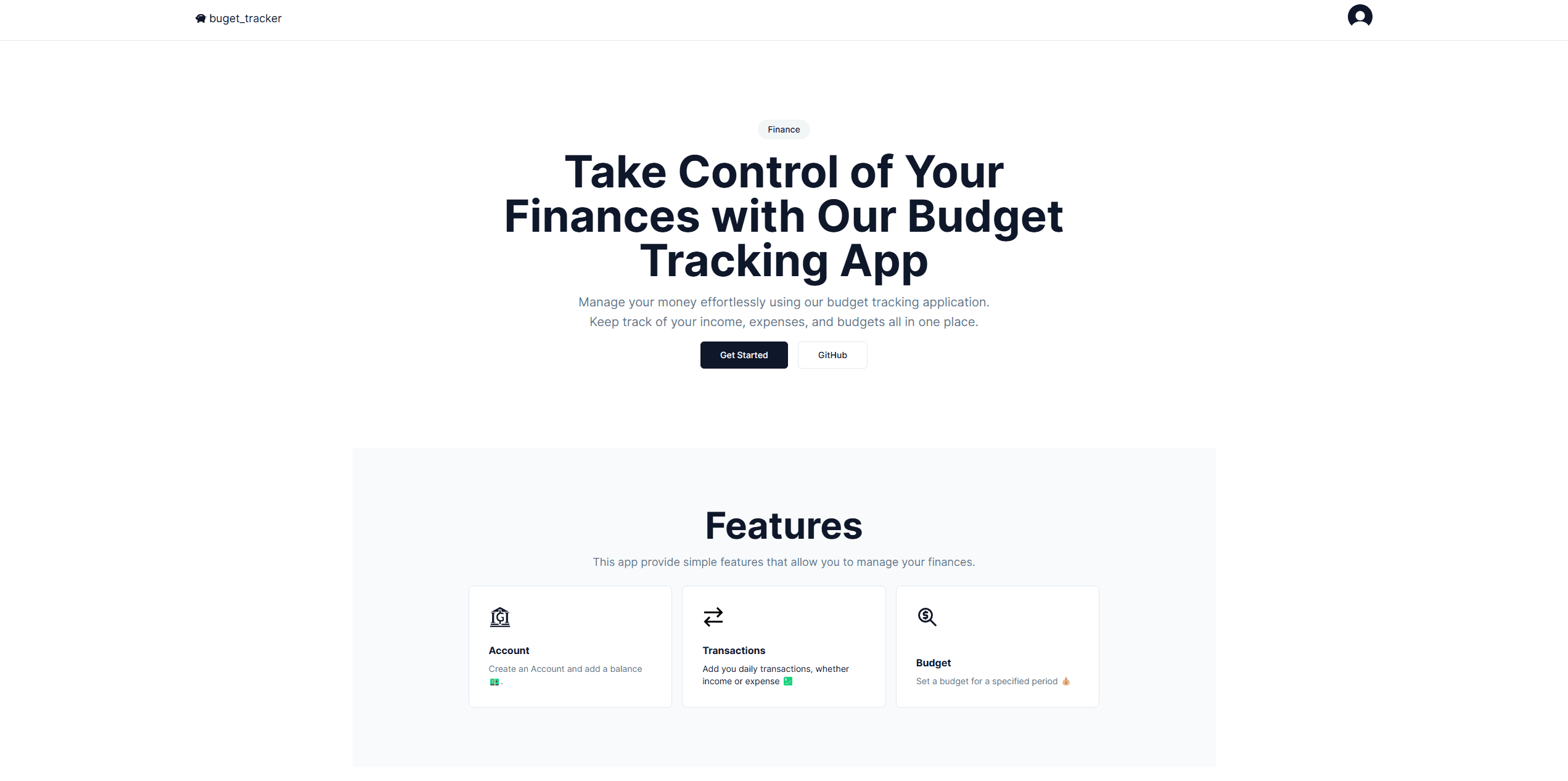 Budget Tracker